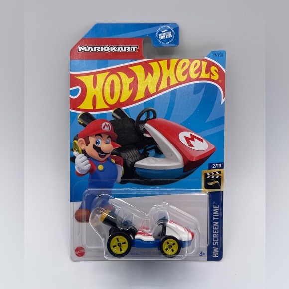 Hot Wheels HW Screen Time MARIO KART Standard Kart 8/10 2019 166/250 Diecast Car - Picture 1 of 4